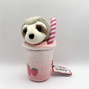 Douglas Cuddle Toys Slothberry Smoothie Macaroon Plush Toy Figure 8” NWT